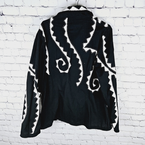 PARSLEY & SAGE | button up reversible lightweight blazer jacket - Picture 4 of 12